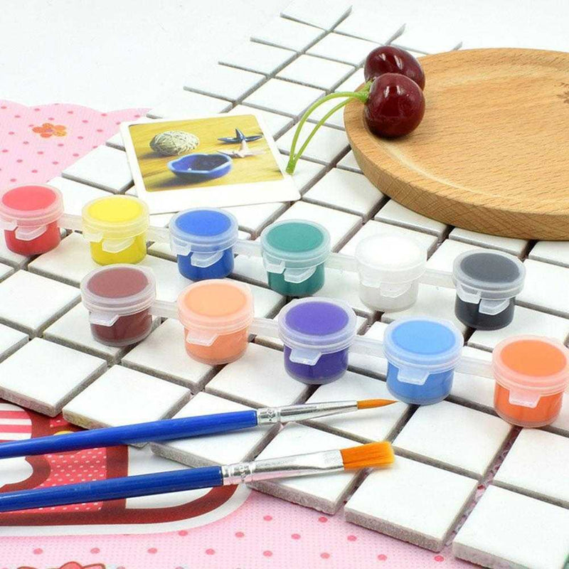 12 Colors/Set Artist Paint Watercolor Draw Painting Pen Tube Box L6C0 G5W1 N4L6