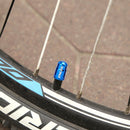 2pcs Aluminum Alloy Bike Valve Cap Bicycle Wheel Valve Cover Cap (Blue AV) Newly