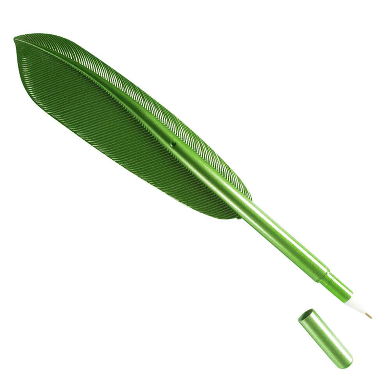 5D Diamond Painting Point Drill Pen Feather Shape DIY Craft Picker Tools (Green)