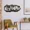 Metal Iron Forst Deer Silhouette Ornament Pendant Bedroom Window Garden Dec