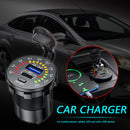 Car USB Charger Quick Charge 3.0 PD USB Type C Power Adapter with On/Off Switch