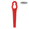 50pcs Plastic Gourd Shaped Lawn Mower Grass Trimmer Blade for Garden Tool Par