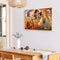 Native Wolf Drawing Frameless DIY Oil Paint by Numbers Canvas Home Decor