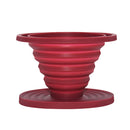 Silicone Pour Over Coffee Dripper Filter Reusable Cone Drip Cup Foldable Ma