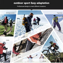 Winter Men Warm Windproof Ski Fleece Gloves with Buckle Thickened (Green) Newly