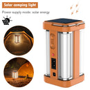 Portable Camping Light Outdoor Solar USB Charging 4 Side Tent Work Lantern Newly