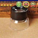 10X Magnifying Glass Magnifiers Microscope for Jeweler Loupe Stamp Map