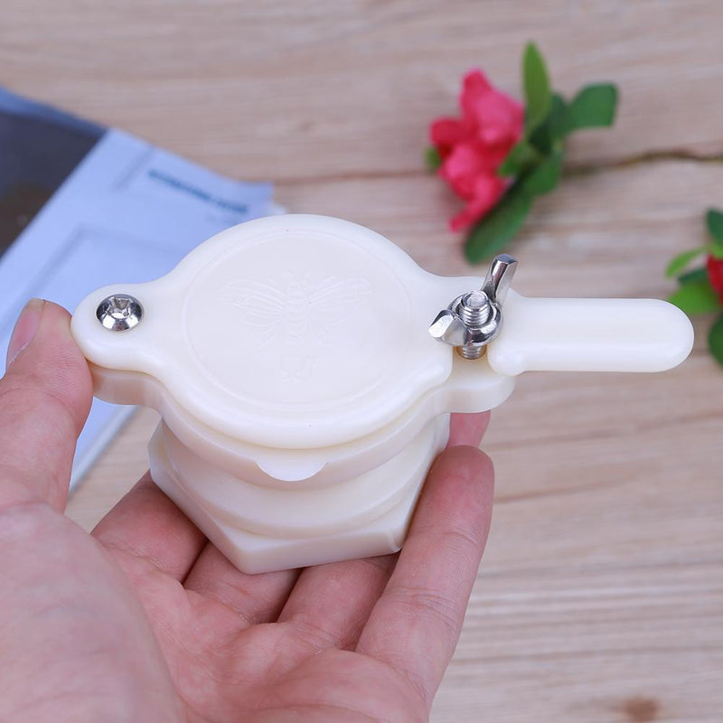 Plastic Honey Gate Valve Honey Extractor Honey Tap Beekeeping Tool(White)