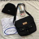 Japanese Harajuku Messenger Bag Canvas Students Shoulder Handbag Satchel Ba