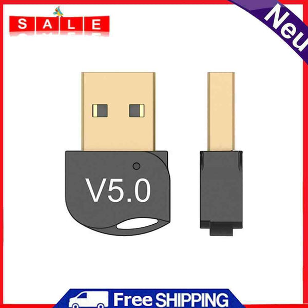 USB Bluetooth 5.0 Adapter for Windows 10 8 PC Mouse Keyboard Headset Controller