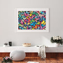 Color Butterfly Canvas DIY Oil Wall Picture Hand Painted Painting By Numbers Kit