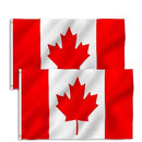 Stitched Single-sided Printing Maple Leaf Canada Flag Canadian National Banner