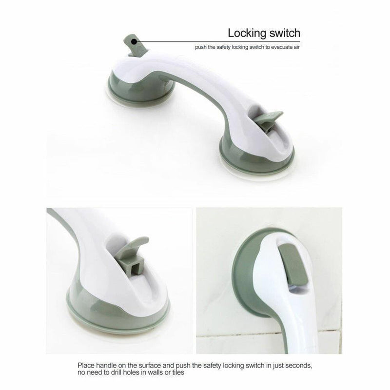 Bathroom Strong Vacuum Suction Cup Handle Anti Slip Bath Shower Grab Bar