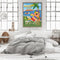 Oil Paint By Numbers Summer Beach Parrot on Canvas Digital Wall Art Handicraft