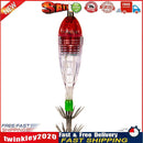 Button Battery Operated LED Light Fishing Lure Squid Hook Light (Red) Newly