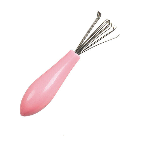 Comb Hair Brush Cleaner Cleaning Remover Embedded Tool Plastic Random Color
