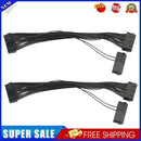 2pcs 30CM Dual PSU Power Supply 24 pin ATX Motherboard Adapter Cable