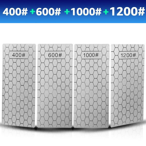 Diamond Sharpener Sharpening Stone Grindstone Whetstone Kitchen Tools 4Pcs set