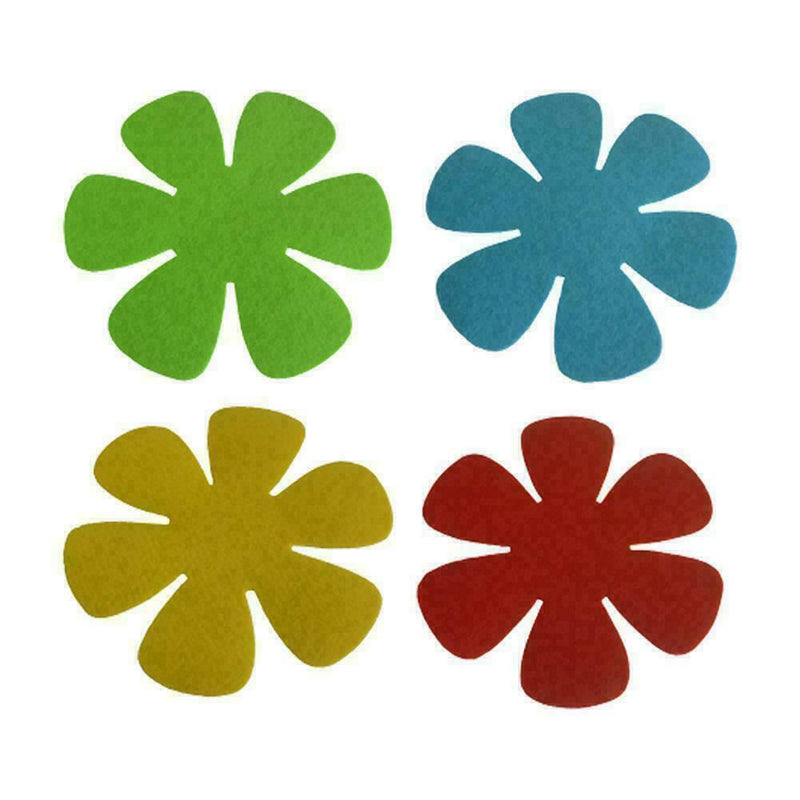 4Pcs Flower Non-stick Pot Mat Bowl Placement Pot Holders N2I4 Home Kitchen B7G9
