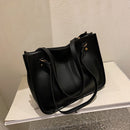Fashion Nylon Pure Color Shopping Bags Handbag Women Large Capacity Shoulder Bag