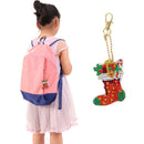 5x Xmas Snowman DIY Full Special Shape Drill Diamond Painting Keychain Kit