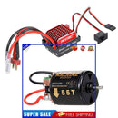 #A F540 Brushed Motor w/ 60A ESC for 1/10 RC Crawler Car Off-Road Truck 2S 3S