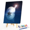 Sea Moon Oil Paint By Numbers Kit DIY Acrylic Painting on Canvas Frameless