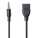 Cord U disk Interface Aux Cable Audio Adapter Car Converter USB Connector