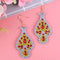 DIY Diamond Painting Earrings Double-sided Irregular Drop Earrings (RZ019) Newly
