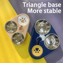 Home Drinking 3 in 1 Cat Automatic Dog Feeder Bowl Water Bottle Stainless Steel