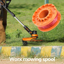 10ft Replacement Grass Edger Line Spool Trimmer Cap for WORX (12x Spools) Newly