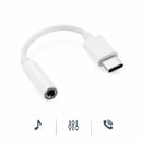 Audio Jack AUX  Earphone Cable Adapter USB-C Male Type C USB to 3.5mm Converter
