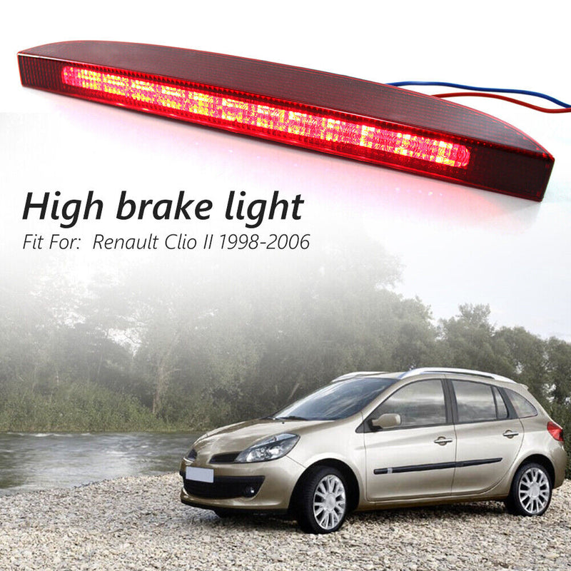 Red Third 3rd Brake Light Smoked Lens for Renault Clio II 98-06 7700410753 Newly