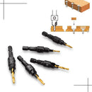 Woodworking Hex Shank Drill Bit Countersunk Bits Titanium Plated Chamfering