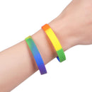 Women Man Jewelry Silicon Bracelet Couple Rainbow Lover Friendship Bracelets
