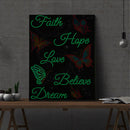 DIY Alphabet Letter Kit 5D Special Shaped Luminous Diamond Painting (X035) Newly