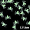 50Pcs Mini Luminous Spiders Scary Props Halloween Decoration Glow In The Dark