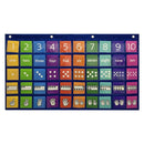 Hanging Bag Preschool Chart Board Schedule Pocket Chart Kids Calendar Education