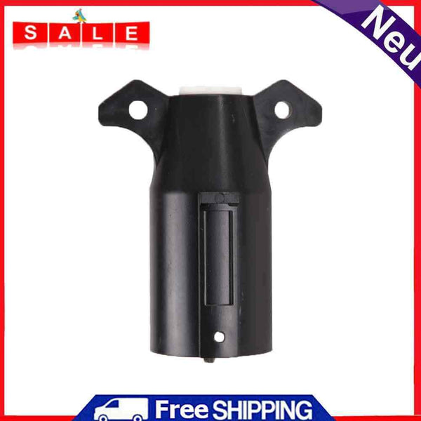 Male 12V Black Plastic Car Male Pendant Plug 7 PIN American