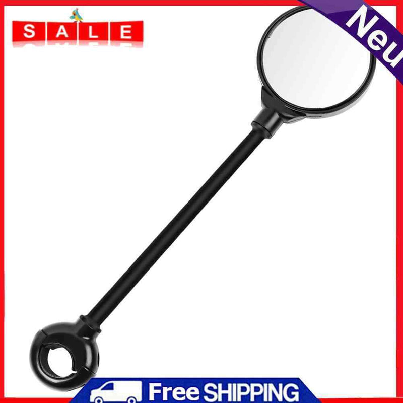 Bicycle Handlebar Rearview Mirror Adjustable Wide Range Back Sight Reflector