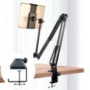 Base Hose Tablet Holder Desk Lamp Clip Cantilever Light Holder Bracket Clamp