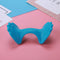 Portable Plastic Manual Cervical Massager Shoulder Head Back Tool (Blue) Newly