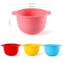 400ml Silicone Wax Warmer Bowls Hair Remove Waxing Melting Pot (Yellow) Newly