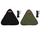 Outdoor Camping Triangle Stool Cloth Fishing Chair Picnic Equipment (Black)