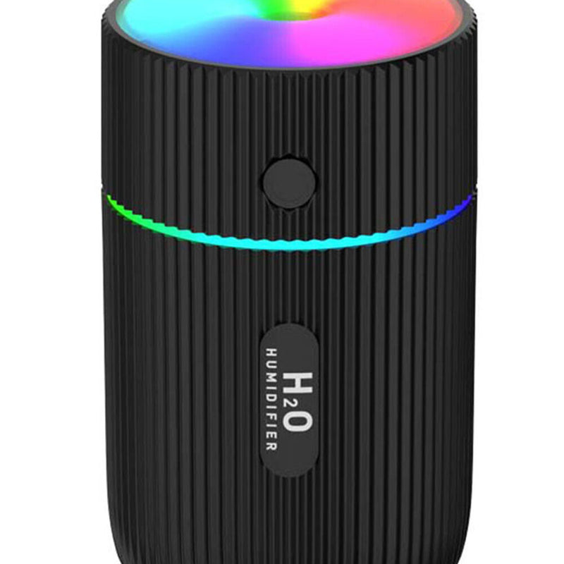 Portable Colorful Mini USB Car Humidifier Mist Maker Air Purifier (Black)
