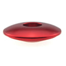 2pcsMTB Road Bike Stem Top Cover 28.6mm Bicycle Fork Tube Headset Cap (Red)