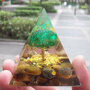 Crystal Energy Generator Orgone Pyramid Spiritual Heal Orgonite Stone (E) Newly