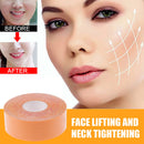 Face Kinesiology Tape Beauty Lift Up Wrinkles Reducer Tape Roll (Orange)