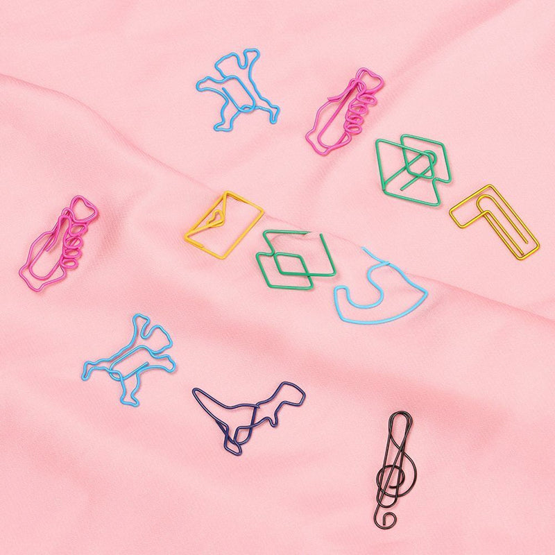 Desk Organizer Cute Animal Shape Paper Clips Stationery Bookmark Binder Clip
