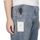 PVC Retractable Badge Holders Reel Clip Credit Card Case ID Card Holder